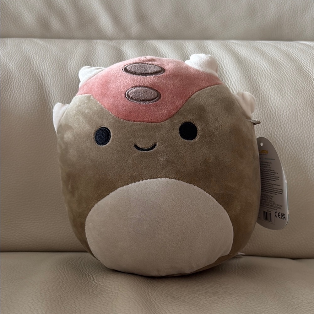 Squishmallows Pink and Brown Plush with Tag